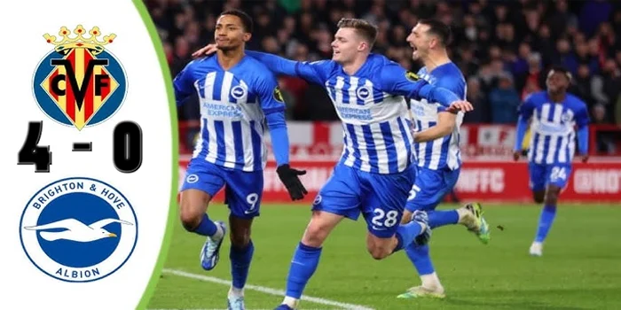 Brighton Hancurkan Villarreal dengan Skor Telak 4-0